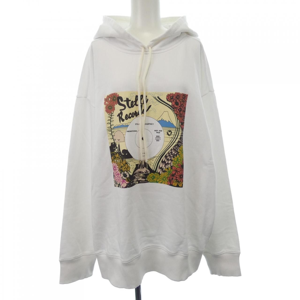 Stella McCartney Stella Mccartney Stella McCartney Record Hoodie Cotton Sweatshirts & Hoodies DUTY FREE for USA Size ONE SIZE - 1 Thumbnail