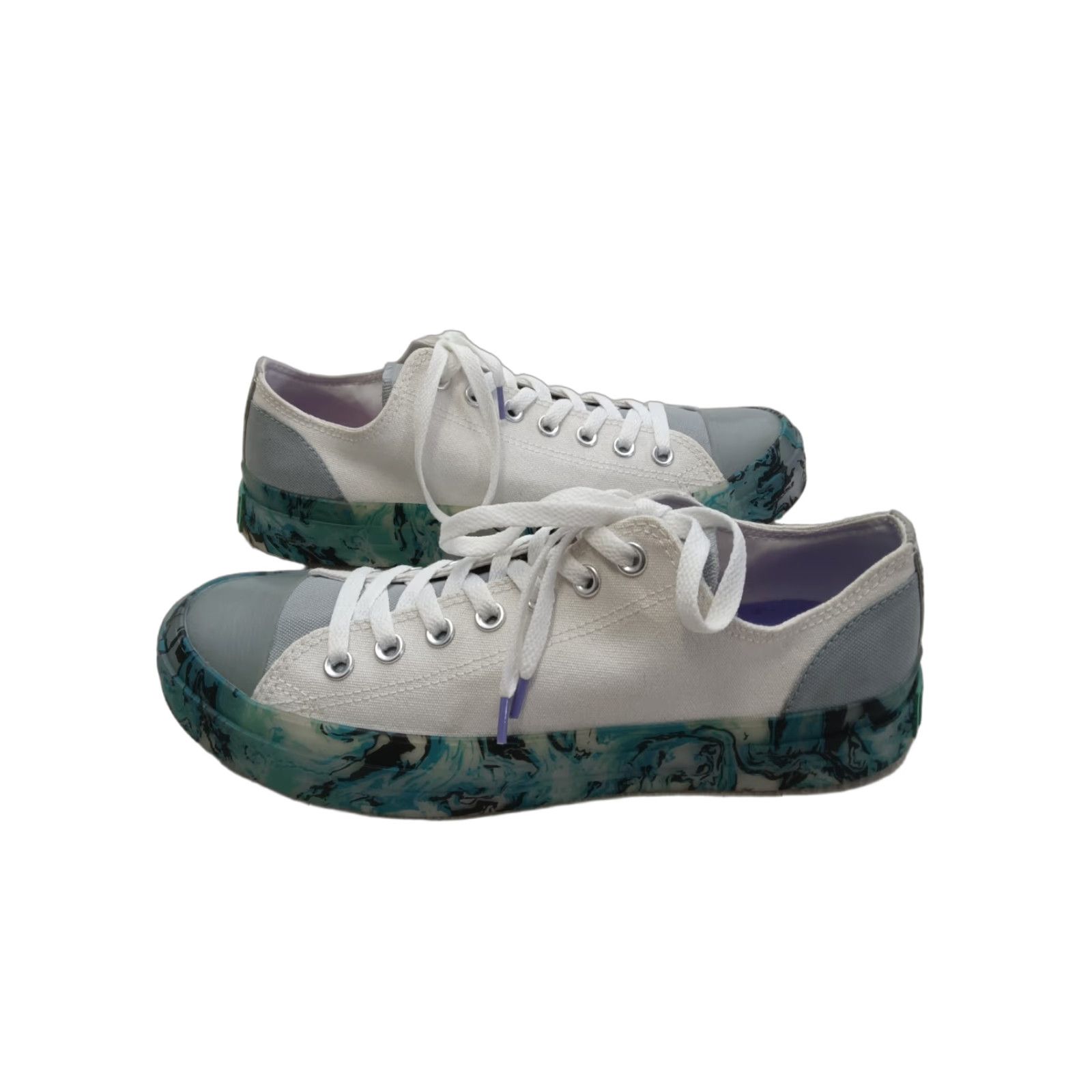 Converse Converse Chuck Taylor All-Star CX Throwback Craft Marbled White Sample Sneaker Unisex 9 Size US 9 / IT 39 - 1 Thumbnail