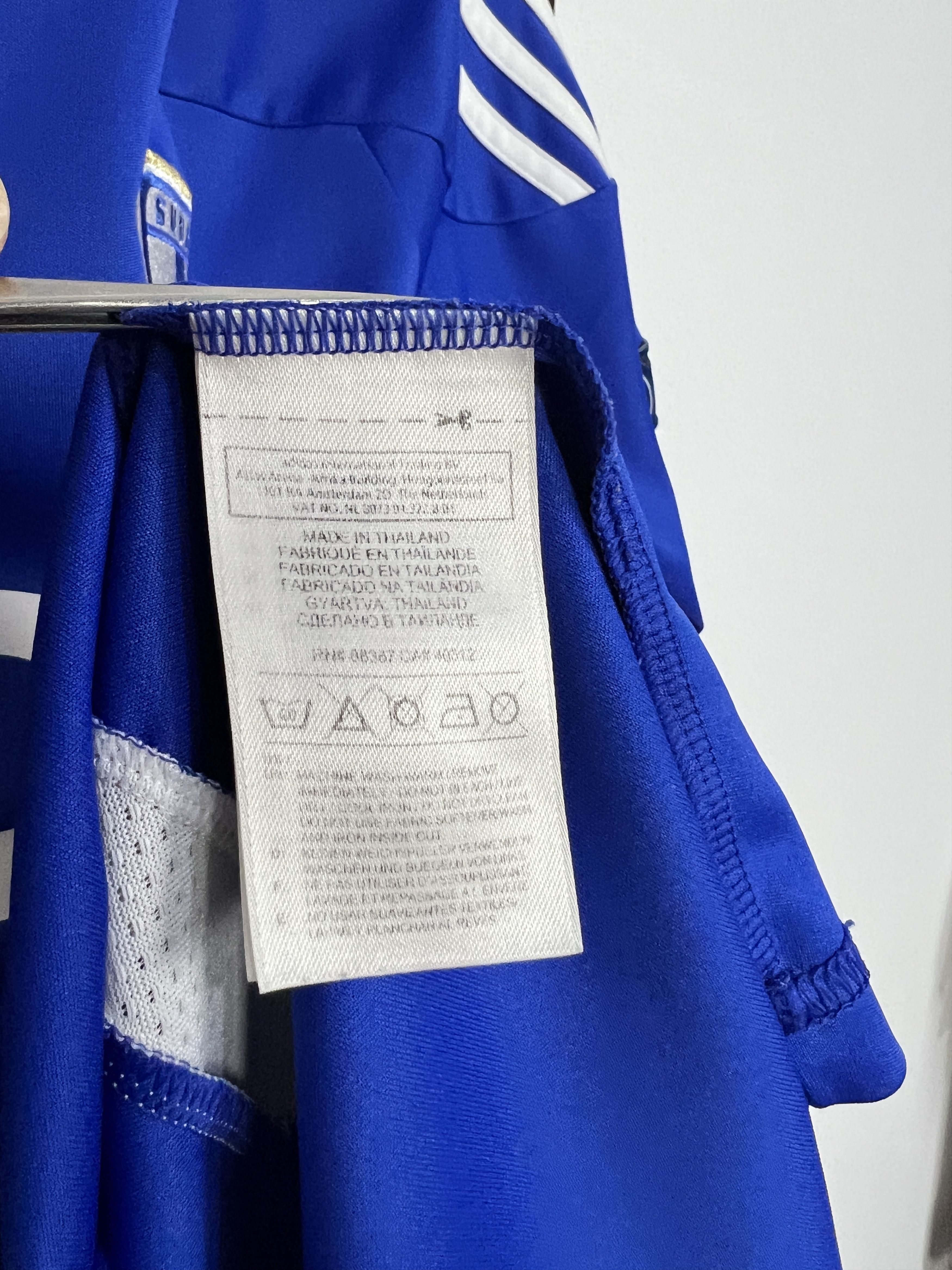 Adidas Finland football shirt Soccer Match Worn Jersey Trikot Size US M / EU 48-50 / 2 - 11 Thumbnail