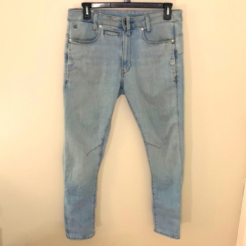 Designer G-Star RAW - D-Staq Skinny- 32W 32L - 91% Cotton 9% Elastics Size US 32 / EU 48 - 2 Thumbnail