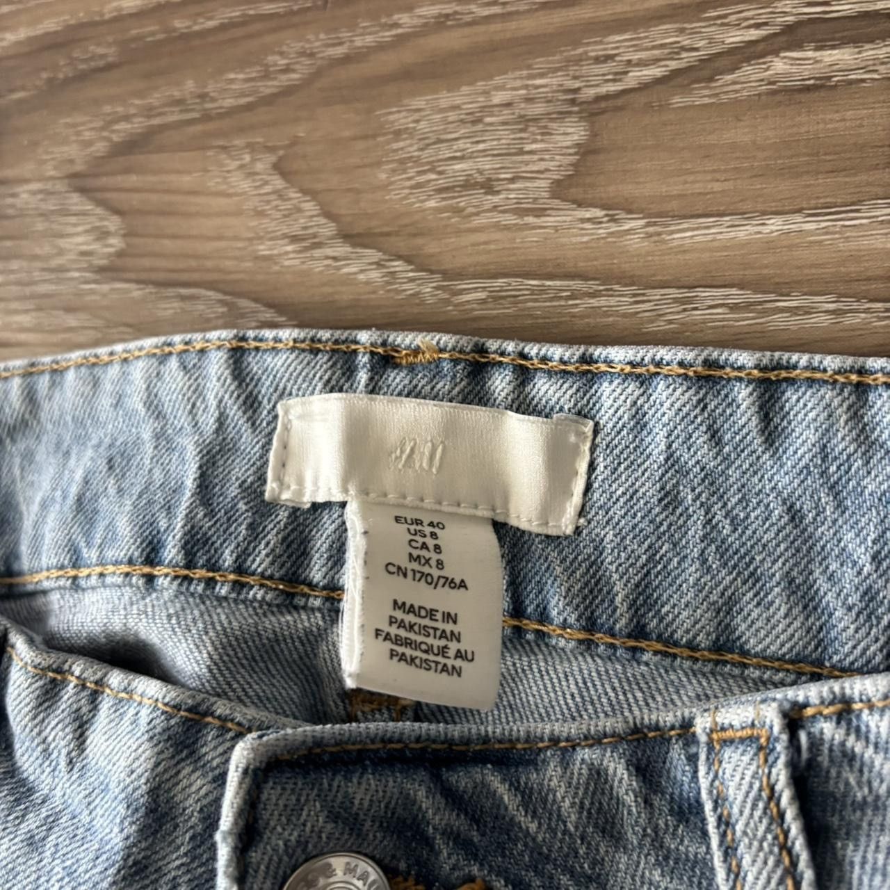 Japanese Brand Crazy Vintage Y2K/2000s Baggy Light Wash Streetwear Denim Jeans! 29x31 Size US 29 - 7 Thumbnail