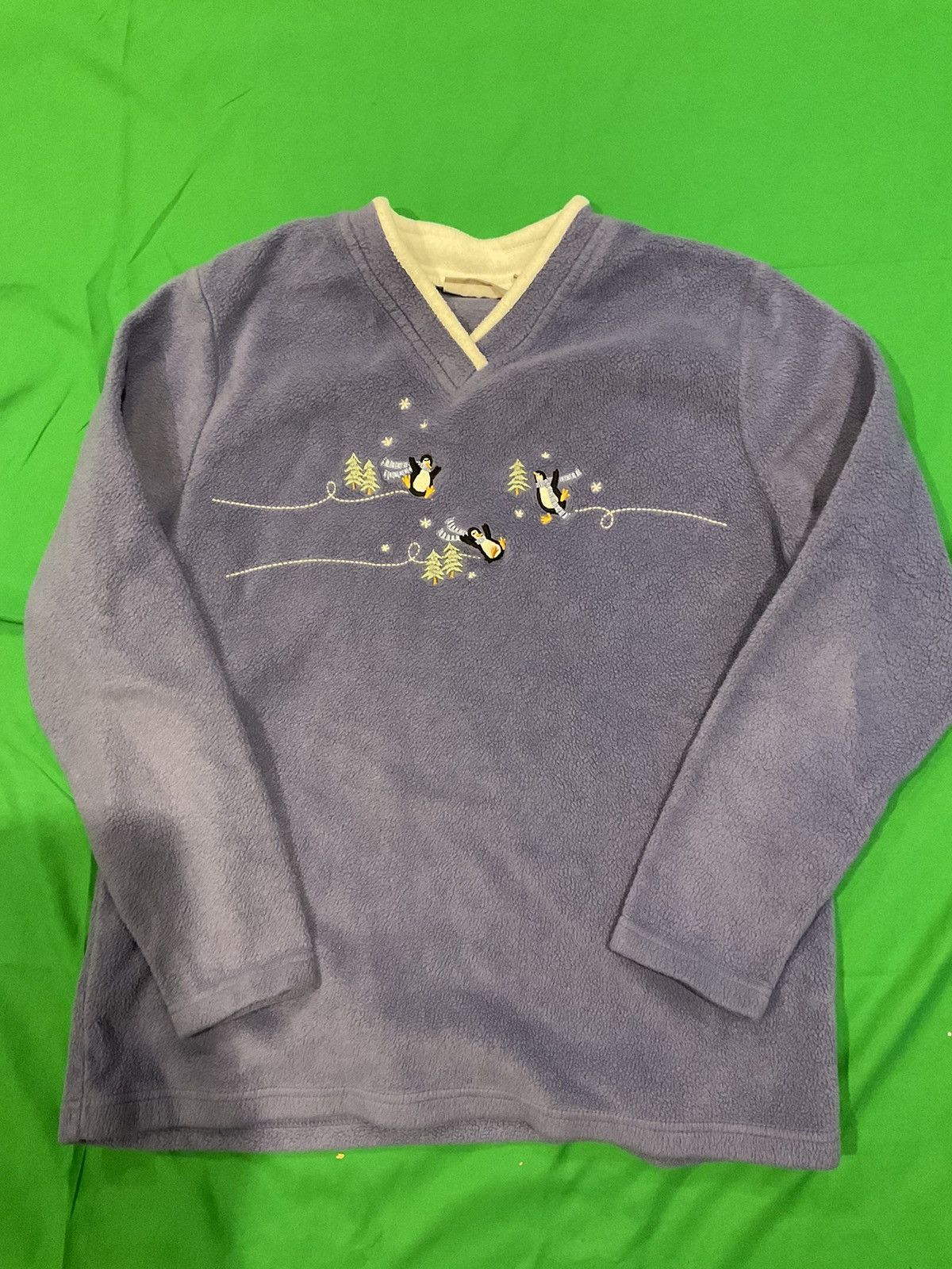 Vintage Vintage penguin fleece Crewneck Size L / US 10 / IT 46 - 1 Thumbnail
