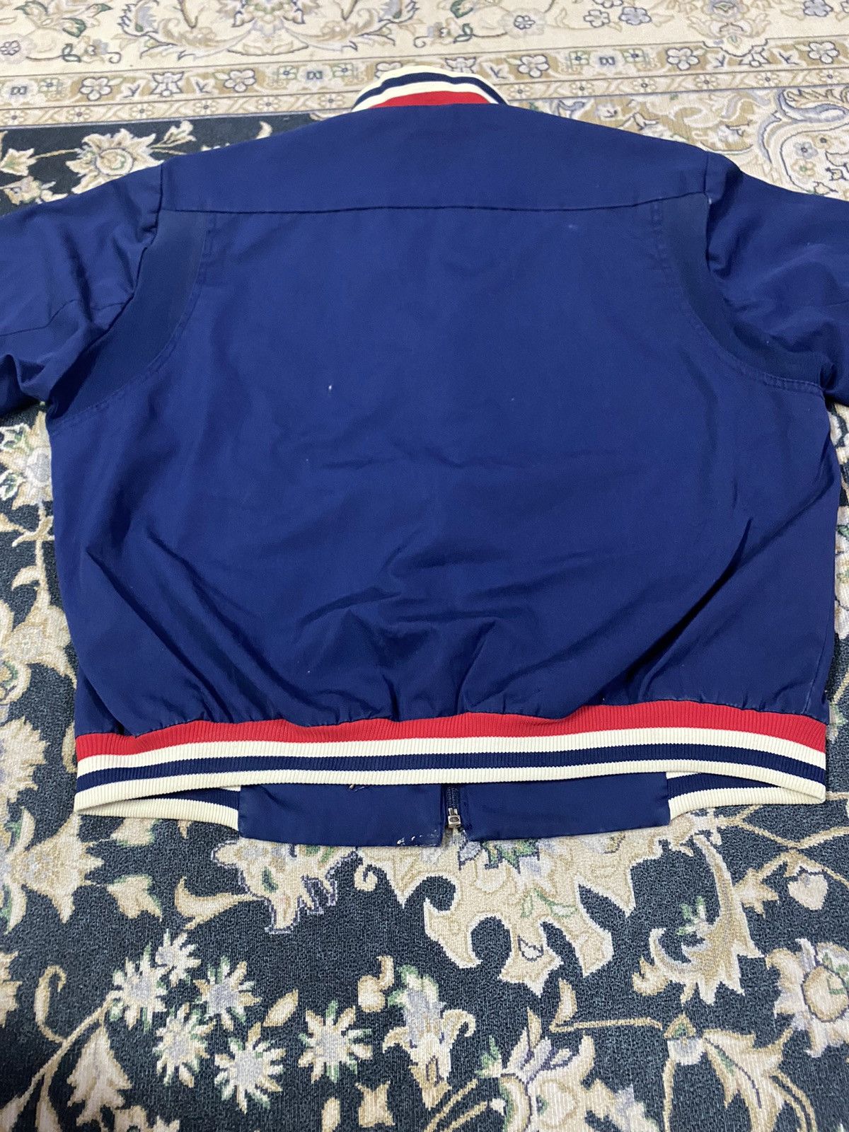 Other Vintage Blue Izod Lacoste Zipper Jacket Size US L / EU 52-54 / 3 - 21 Thumbnail