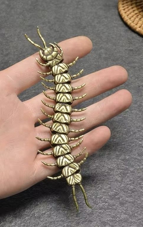 Other Copper Movable Centipede Figurines Miniatures Decorations Size ONE SIZE - 2 Thumbnail