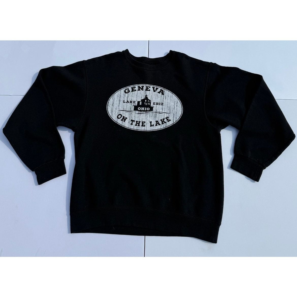 Fruit Of The Loom Lake Erie Sweatshirt - Cozy and Stylish Great Lakes Apparel Size US M / EU 48-50 / 2 - 1 Thumbnail