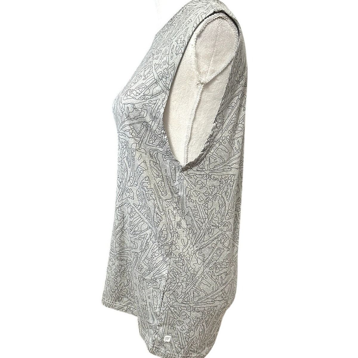Other Fabletics Tank Top Crew Neck Sleeveless Abstract Gray Small Size S / US 4 / IT 40 - 5 Thumbnail