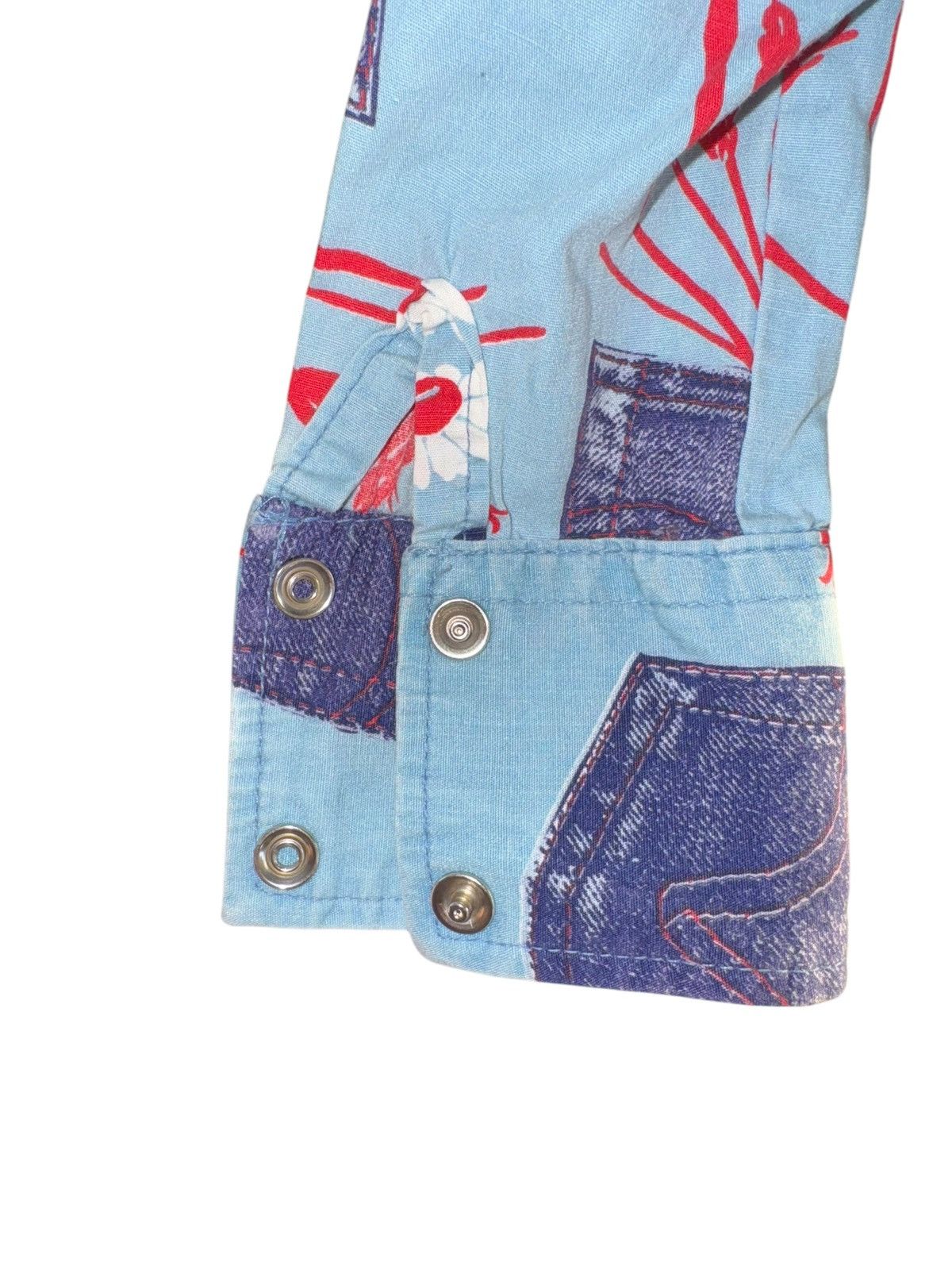 JCPenney VTG 90s JCPenny Western wear women pearl snap all over graph Size S / US 4 / IT 40 - 4 Thumbnail