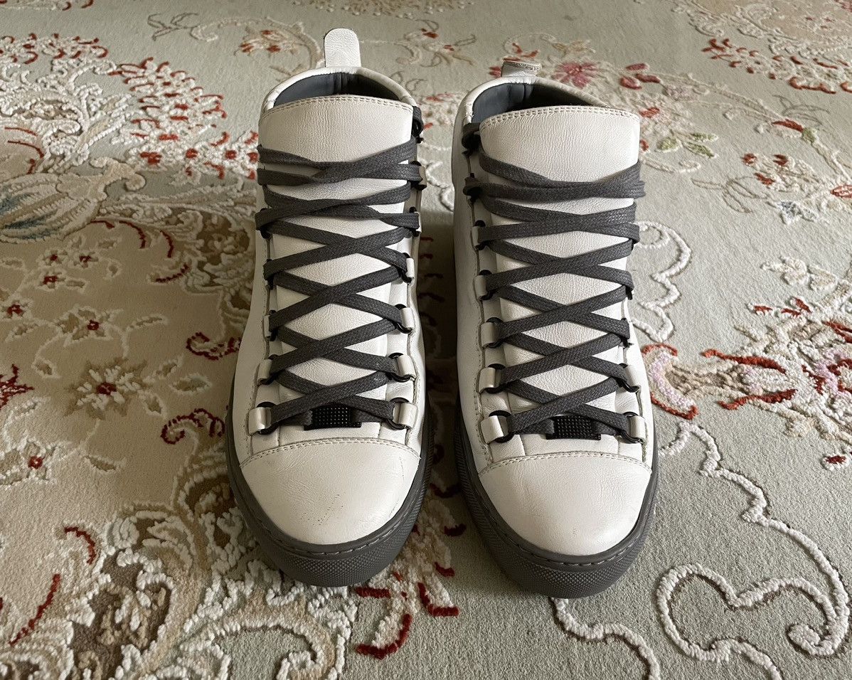 Balenciaga Balenciaga arena sneakers (white-grey) Size US 6.5 / EU 39-40 - 2 Thumbnail