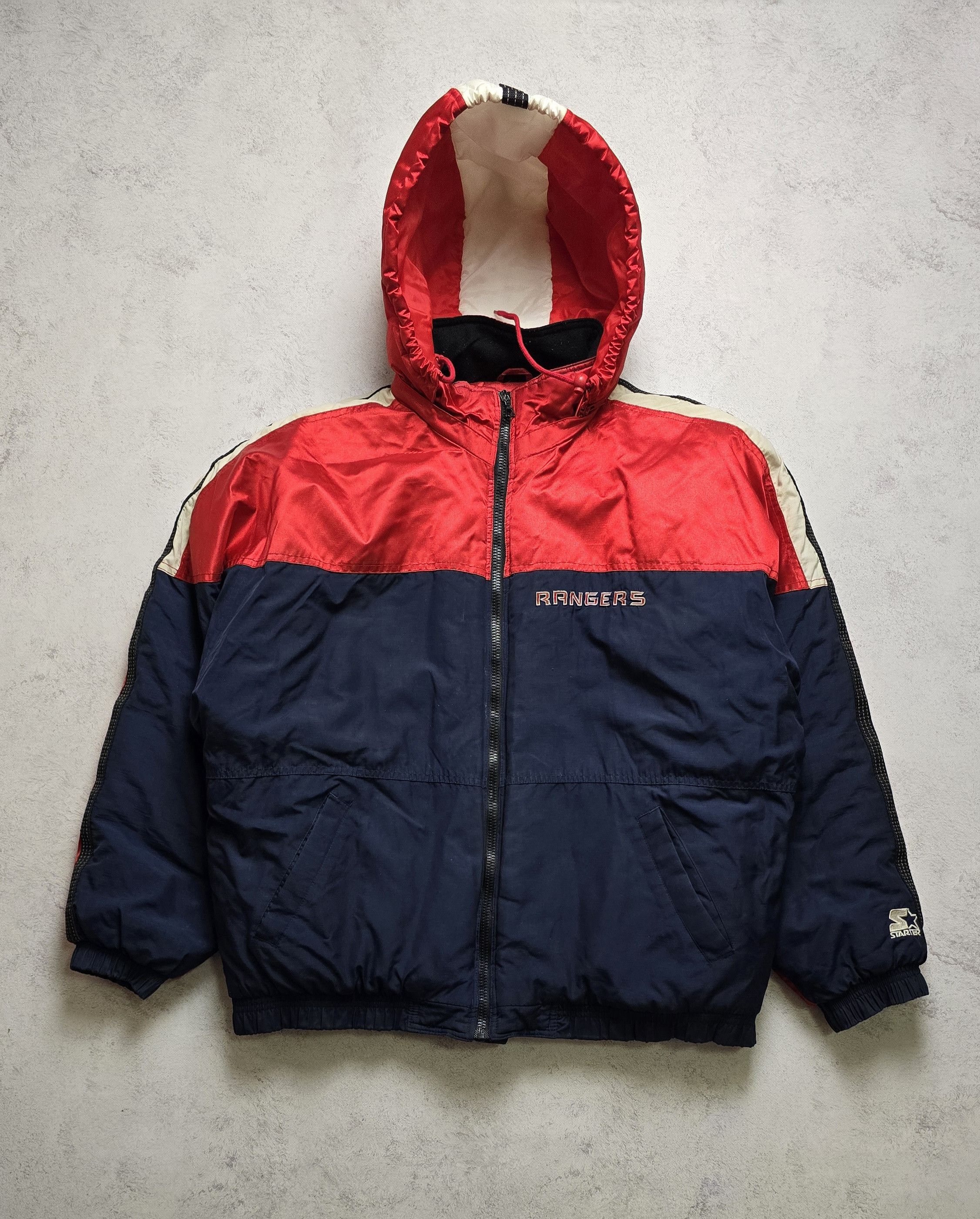 VTG New York Rangers Liberty 90s Puffer NHL Hockey Jacket
