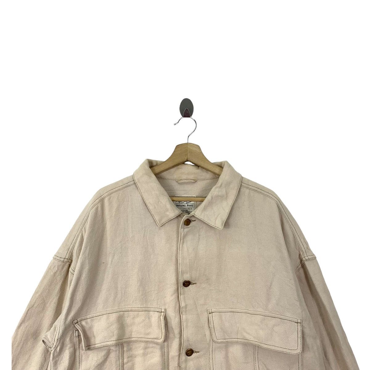 Vintage Vintage AUTHENTIC GARMENT Japanese Workwear Design Jacket Size US L / EU 52-54 / 3 - 3 Thumbnail