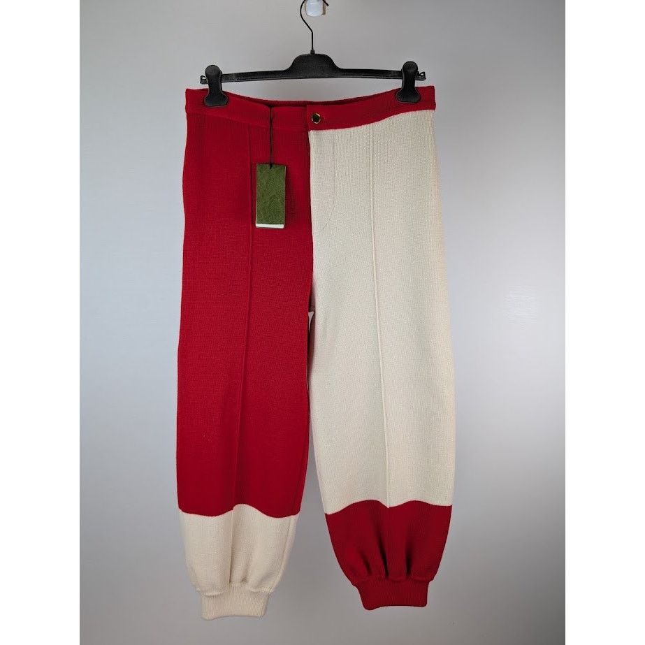 Gucci o1rshd1 Sweatpants & Joggers in Red/Beige Size US 36 / EU 52 - 9 Thumbnail