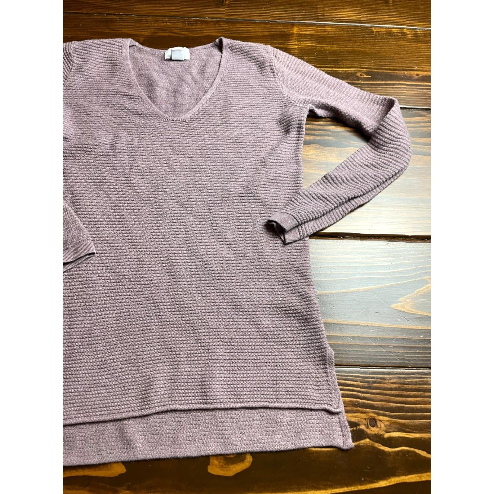 Old Navy Old Navy Women's XS Purple Pullover Round Neck Sweater, Regular Fit, Knit, Long Sleeve, Solid Size XS / US 0-2 / IT 36-38 - 3 Thumbnail