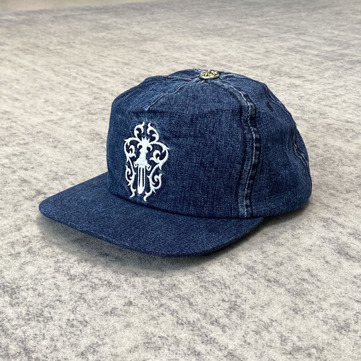 Chrome Hearts Chrome Hearts Slouchy 5 Panel Cap denim Size ONE SIZE - 2 Thumbnail