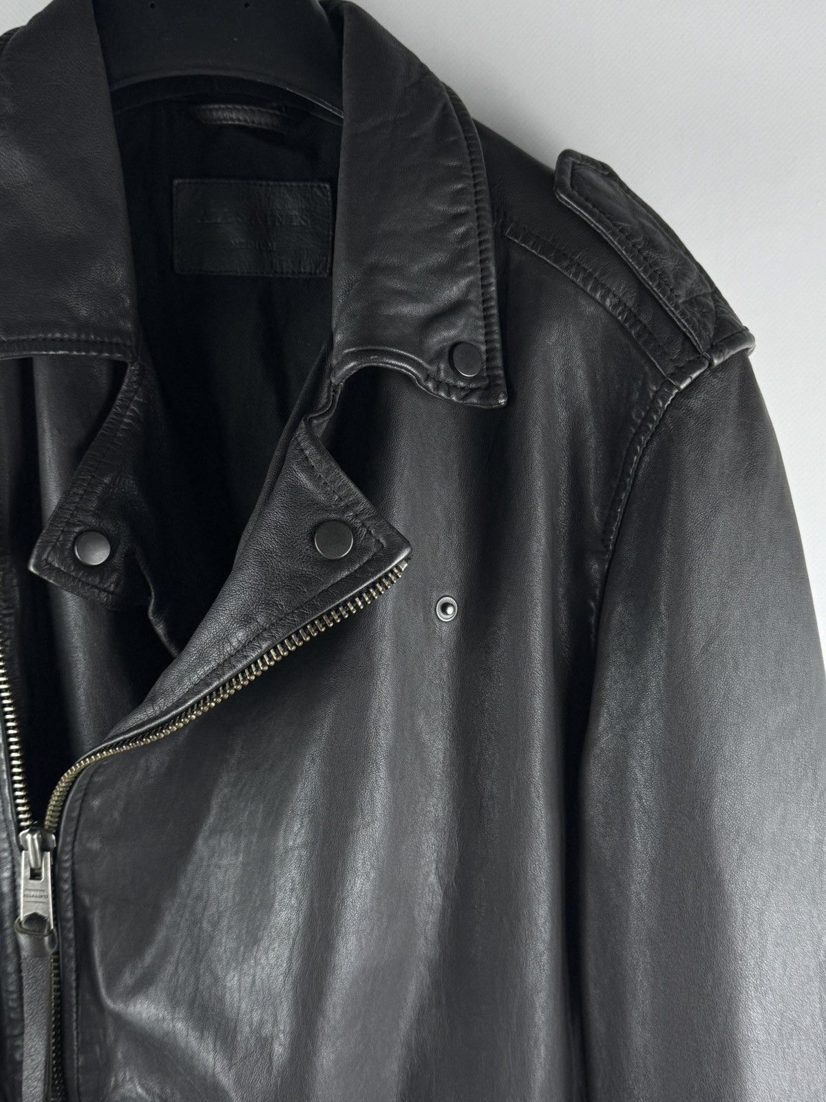 Allsaints New! Allsaints Ryder Leather Jacket Size US M / EU 48-50 / 2 - 3 Thumbnail
