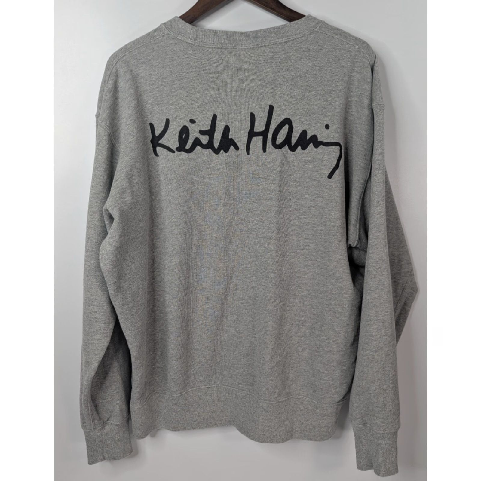 Uniqlo Uniqlo Flying Saucer Keith Haring Mens XL L/S Sweatshirt Crew Neck Graphic Print Vintage No NYC Union Jack? Size US XL / EU 56 / 4 - 4 Thumbnail