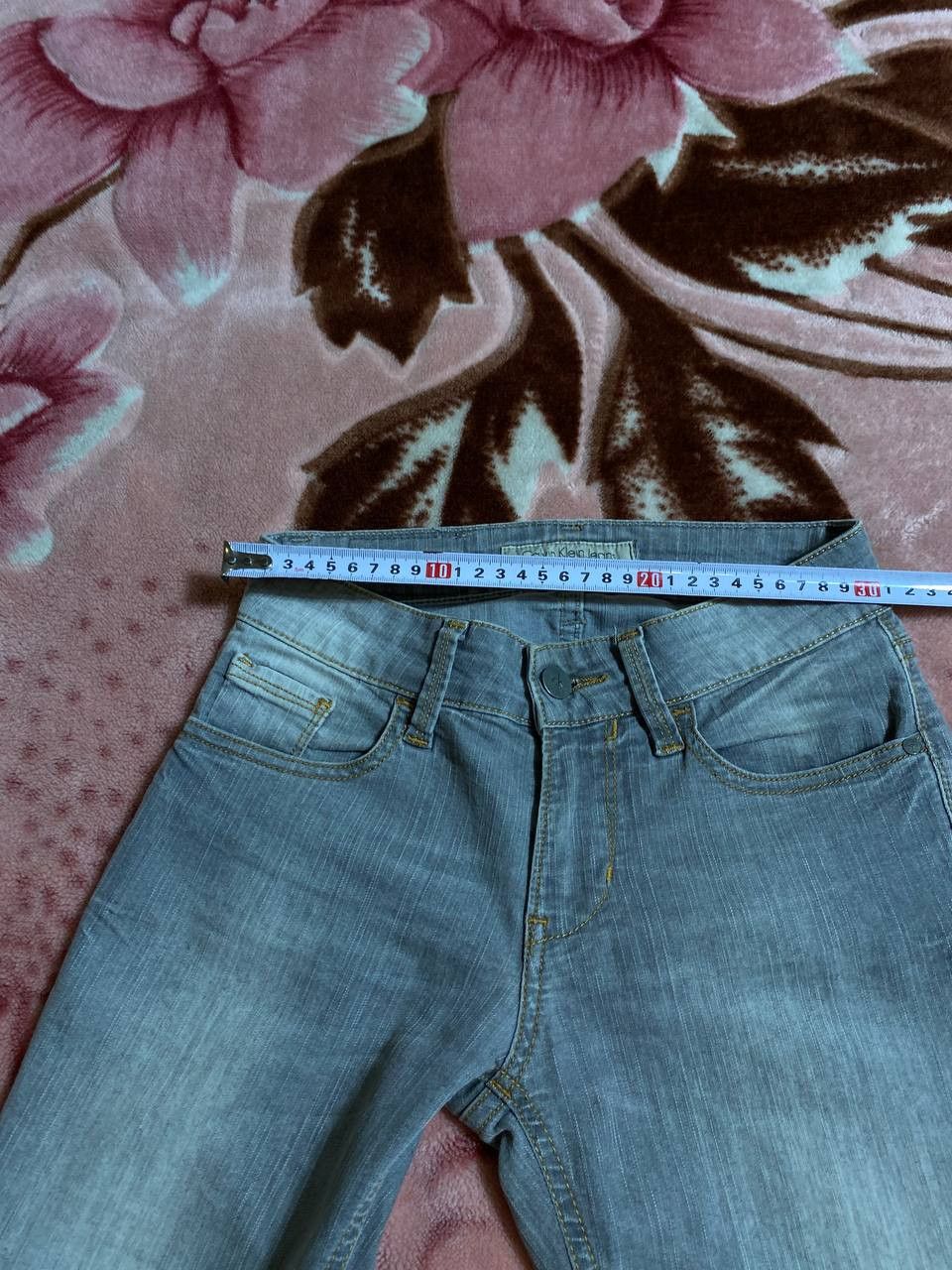 Calvin Klein Stretch Vintage Jeans Slim Y2k Denim Skinny jeans pants Size US 28 / EU 44 - 10 Thumbnail