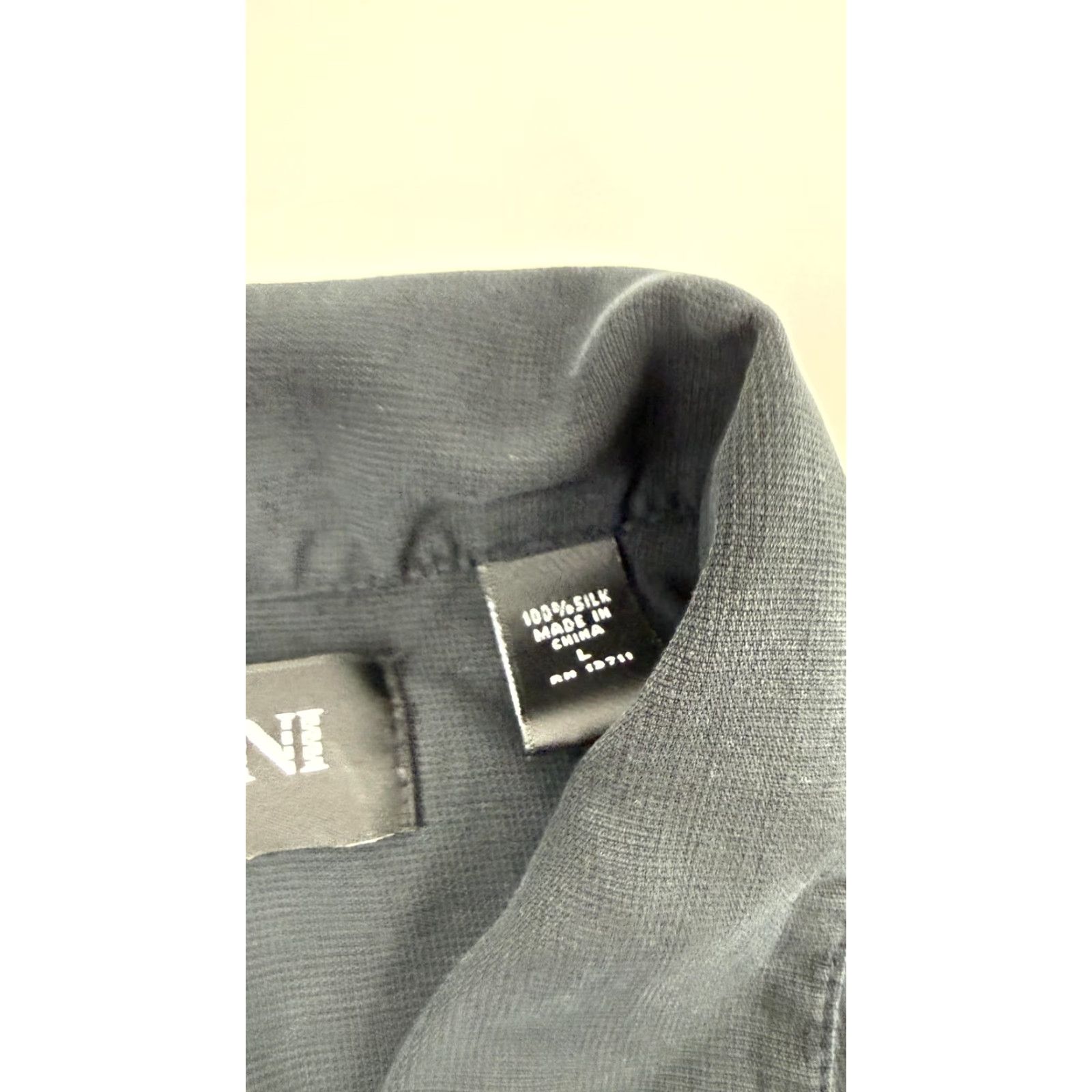 Vintage VINTAGE Brandini Shirt Mens Large Black Pure Silk Short Sleeve Button Front Casual Top Size US L / EU 52-54 / 3 - 5 Thumbnail