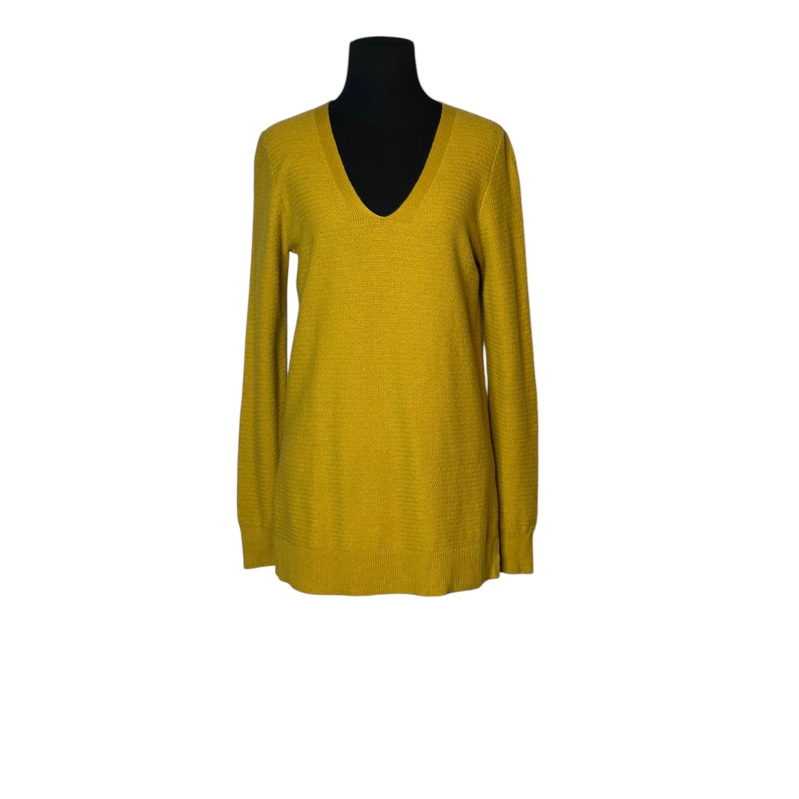 Gap Gap yellow long sleeves sweater v neck size Small Size S / US 4 / IT 40 - 7 Thumbnail
