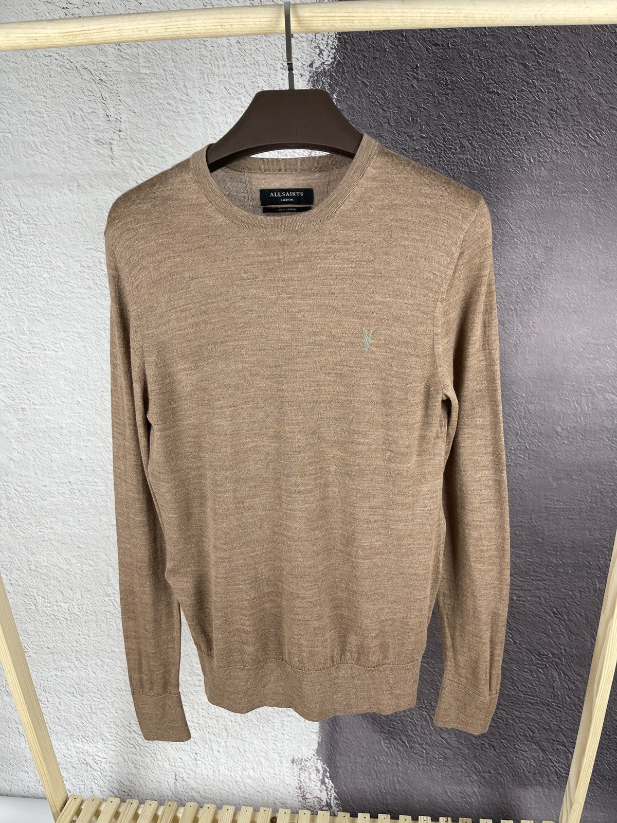 Allsaints Allsaints mode merino crew neck brown wool sweater Size US M / EU 48-50 / 2 - 7 Thumbnail