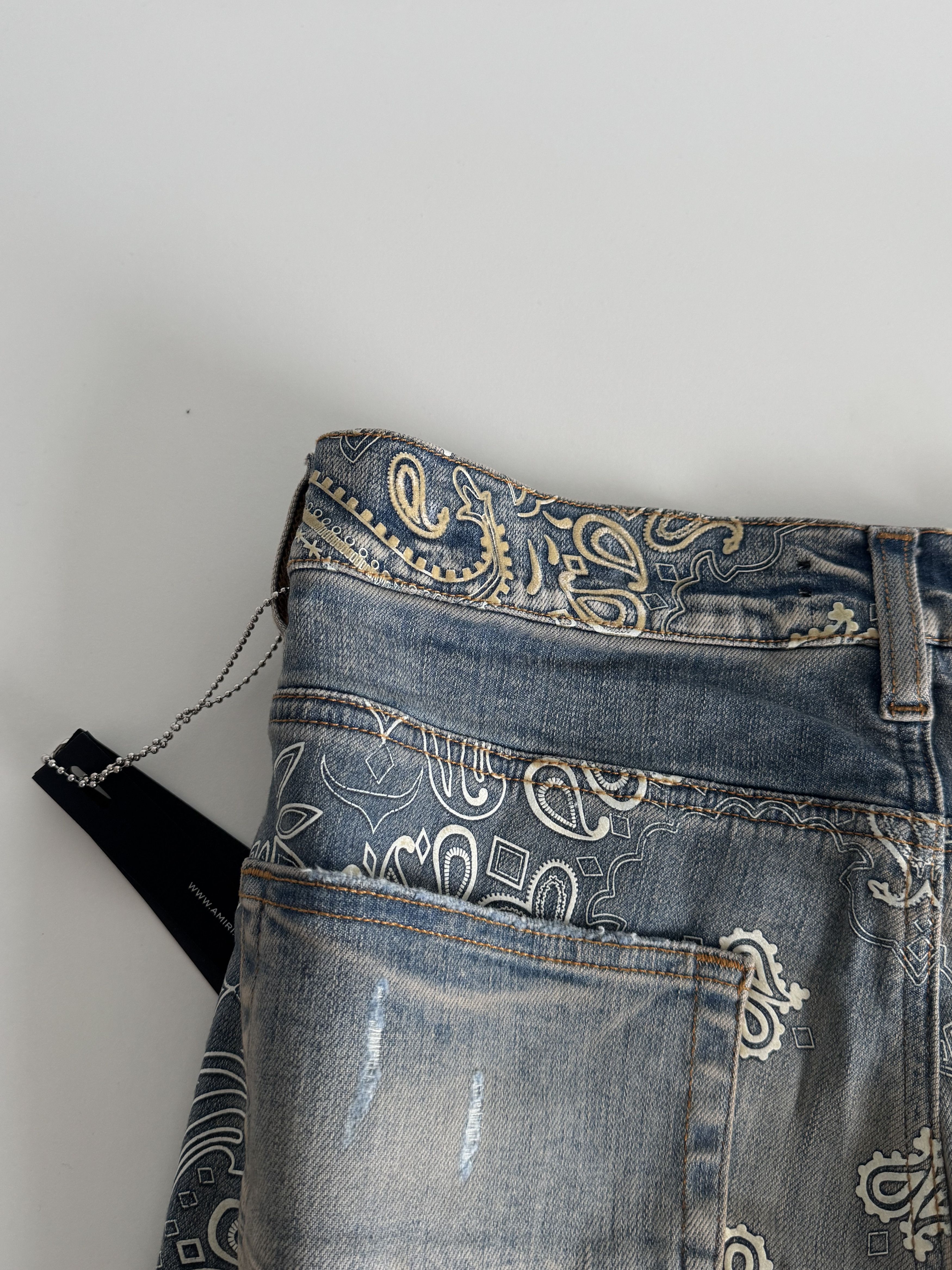 Amiri Amiri Bandana Jeans Size US 36 / EU 52 - 10 Thumbnail