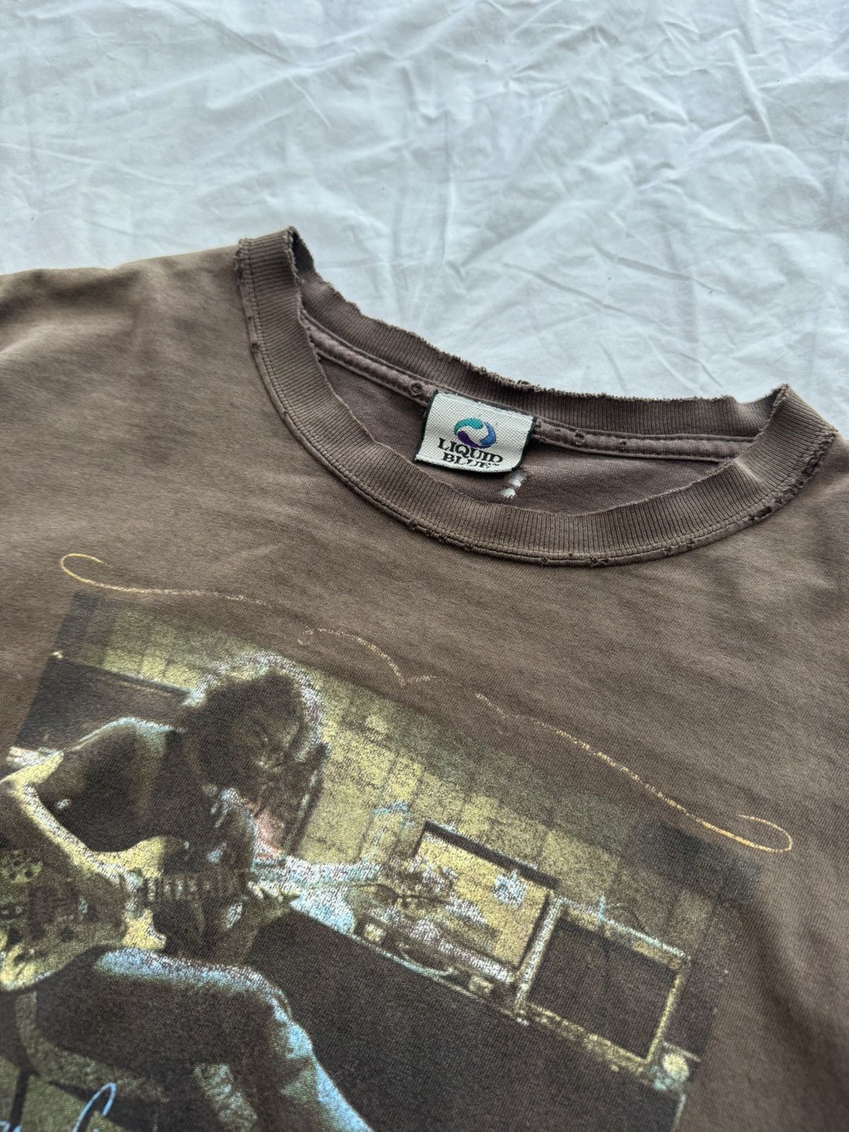 Band Tees Vintage Faded And Distressed ERD Style Jerry Garcia Tee Size US L / EU 52-54 / 3 - 4 Thumbnail