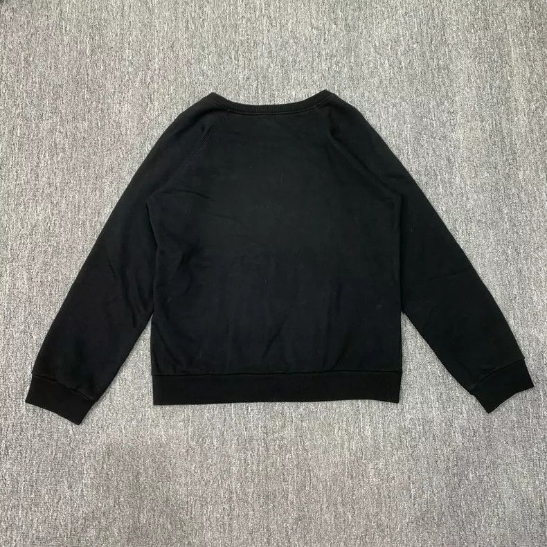 Celine Celine Black Embroidered Logo Sweatshirt Size M Size US M / EU 48-50 / 2 - 2 Thumbnail