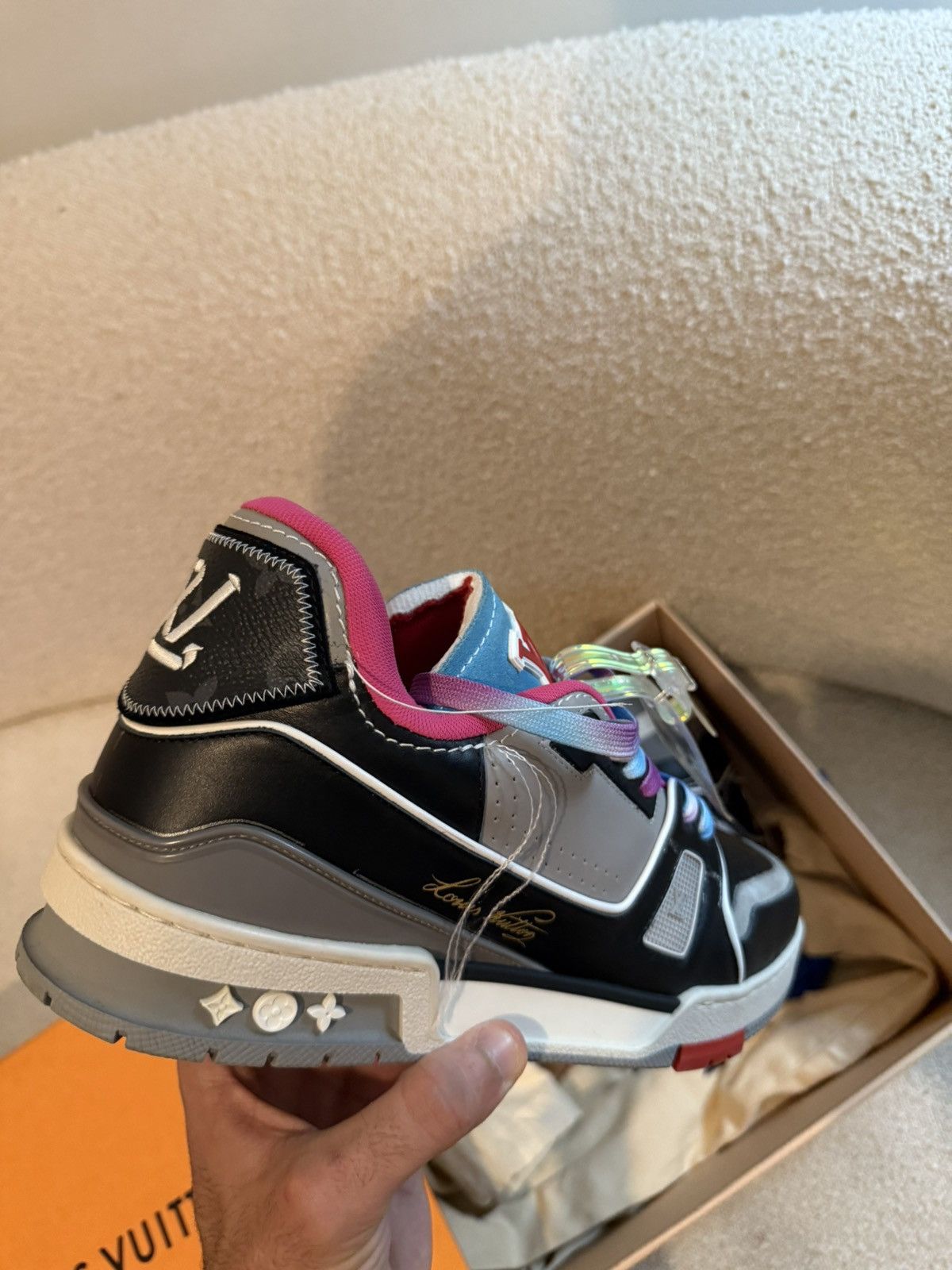 Louis Vuitton Louis Vuitton trainer upcycle Size US 9.5 / EU 42-43 - 5 Thumbnail