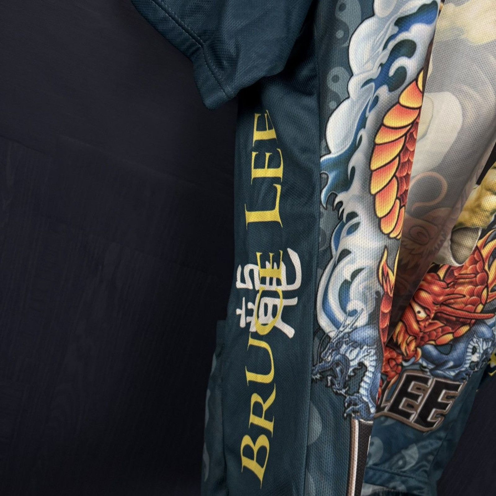 Vintage 2005🐉BRUCE LEE BIKING SHIRT Size US M / EU 48-50 / 2 - 7 Thumbnail