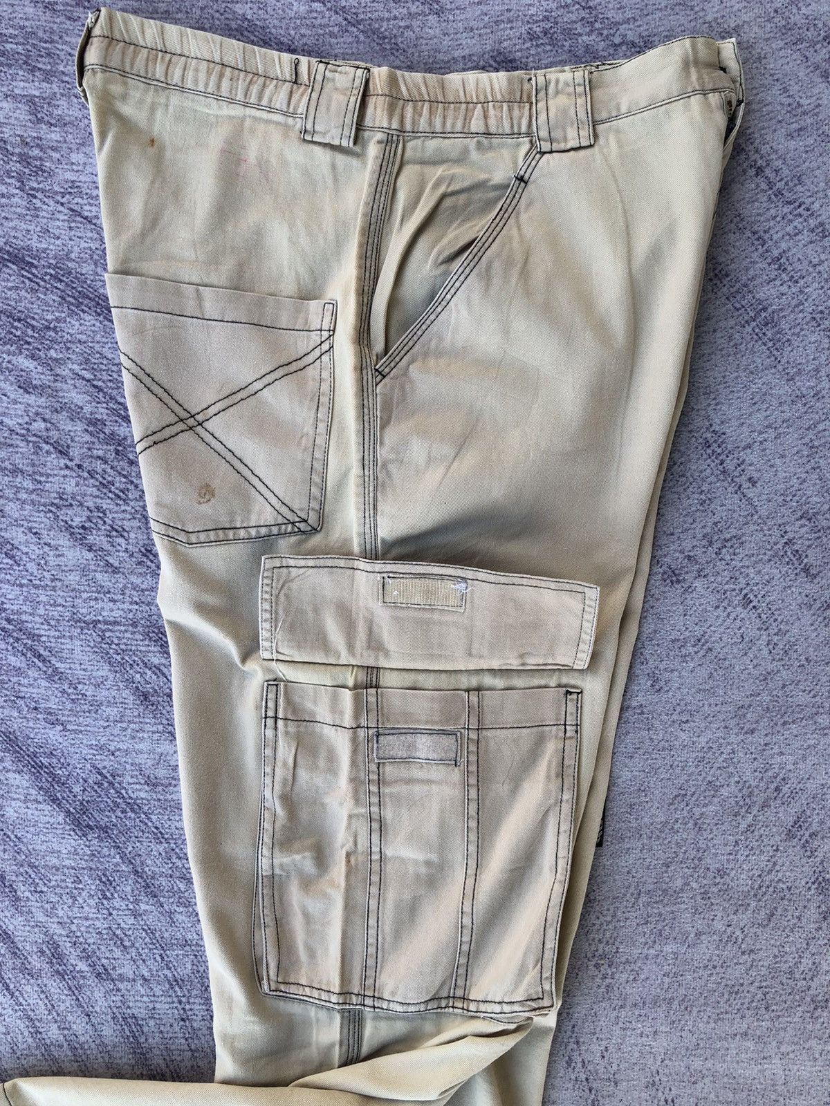 Japanese Brand × Vintage Faded Cargo Pants Japanesebrand 6 Pocket Tactical Size US 29 - 16 Thumbnail