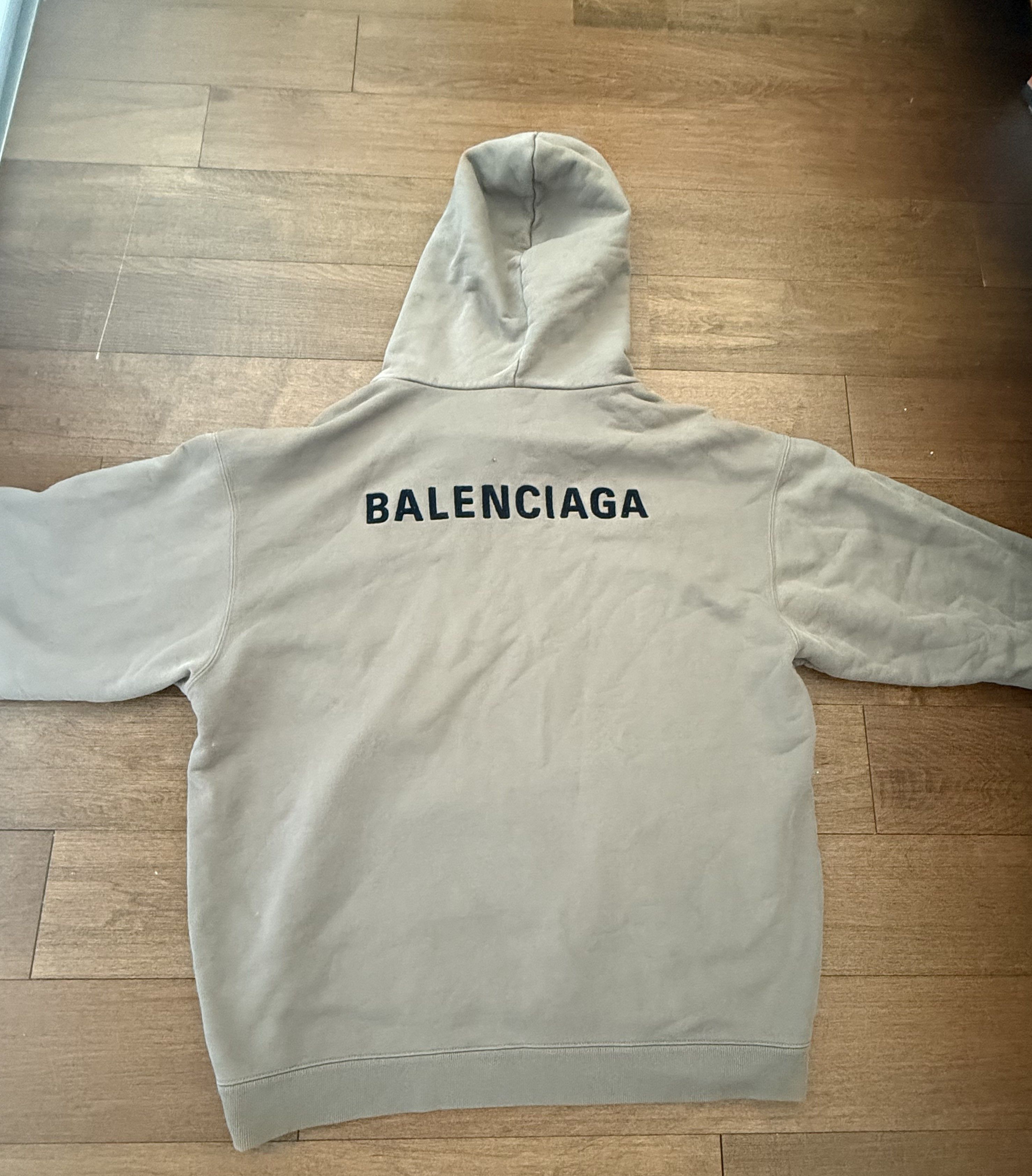 Balenciaga Balenciaga Brown Logo Hoodie Size US L / EU 52-54 / 3 - 2 Thumbnail