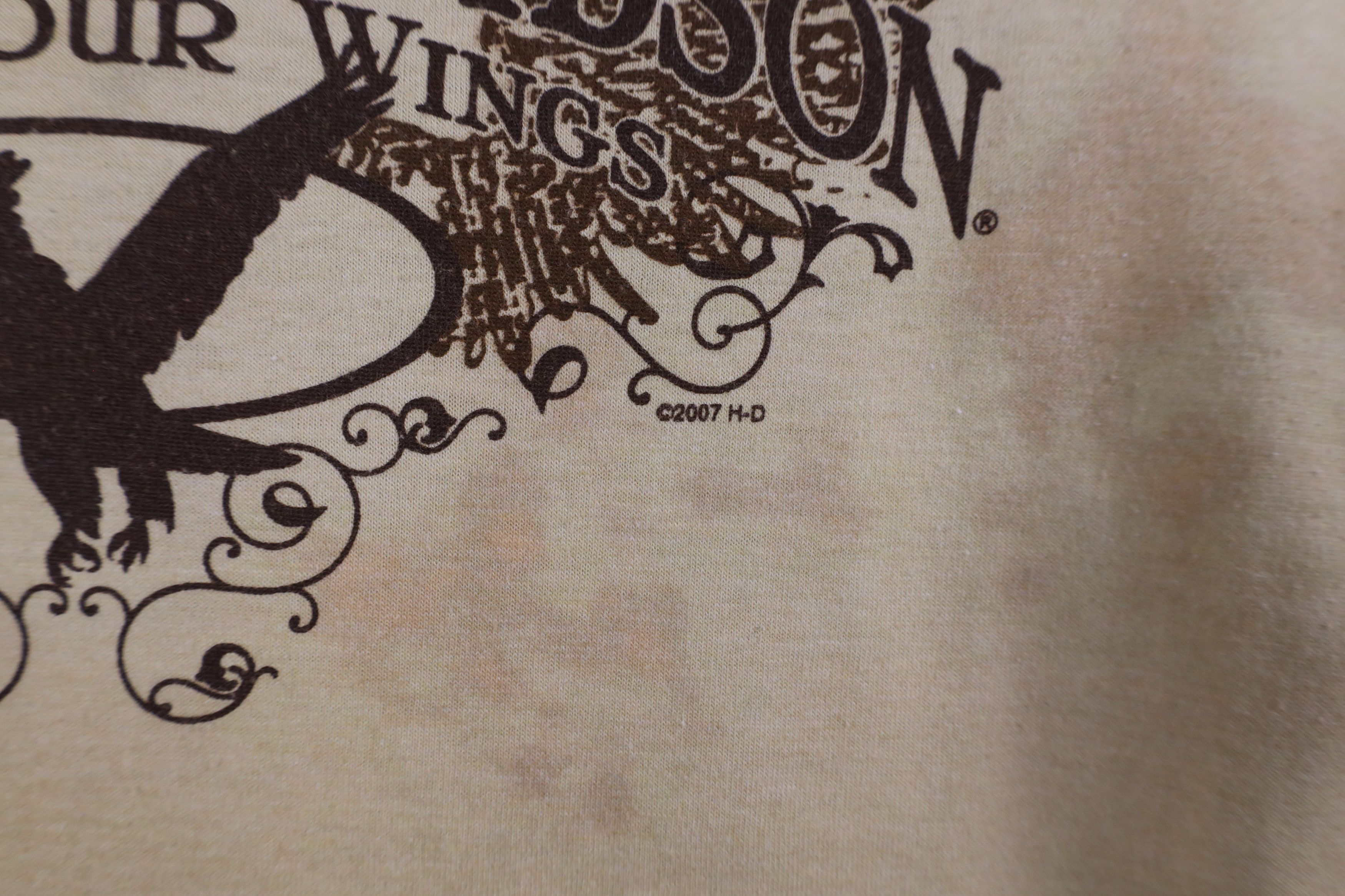 Harley Davidson × Vintage Vintage Y2K Harley Davidson Flames All Over Print T-Shirt Size M / US 6-8 / IT 42-44 - 5 Thumbnail