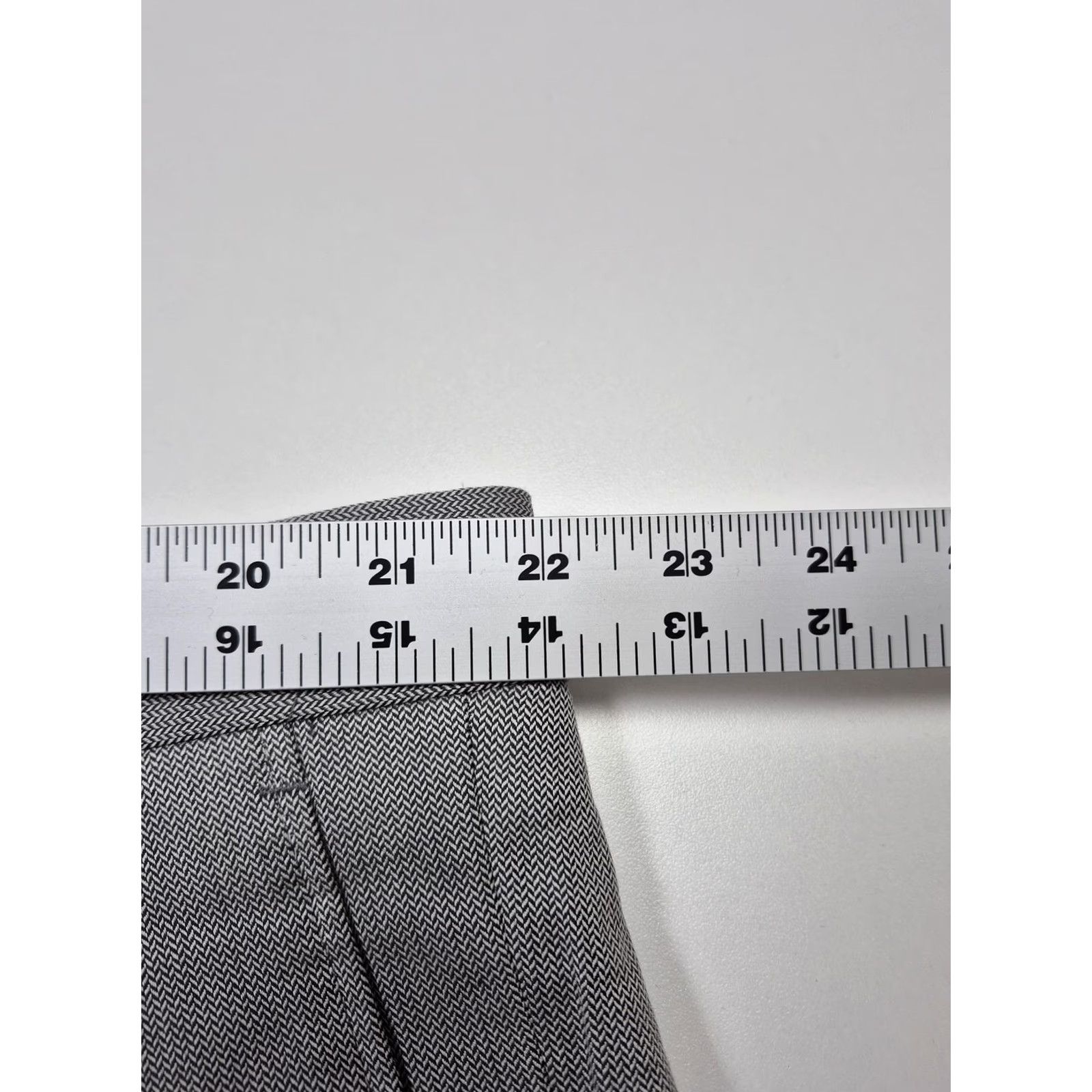 Vintage Asher Reserve Dress Pants Mens 44x32 Gray Wool Herringbone Pleated NWT USA Size US 44 / EU 60 - 7 Thumbnail