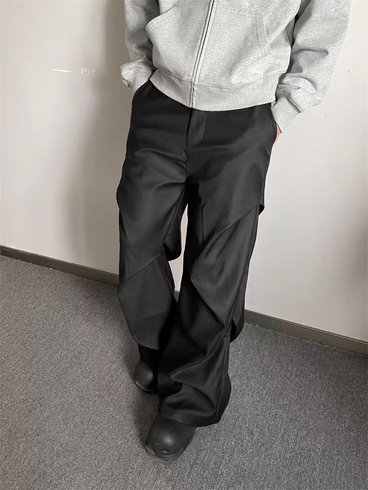 Japanese Brand × Vintage Pleated micro flare loose casual suit trousers Size US 34 / EU 50 - 5 Thumbnail