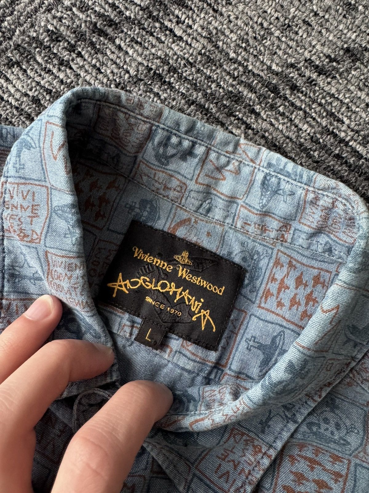 Vivienne Westwood Vivienne Westwood Anglomania vintage monogram shirt Size US M / EU 48-50 / 2 - 4 Thumbnail