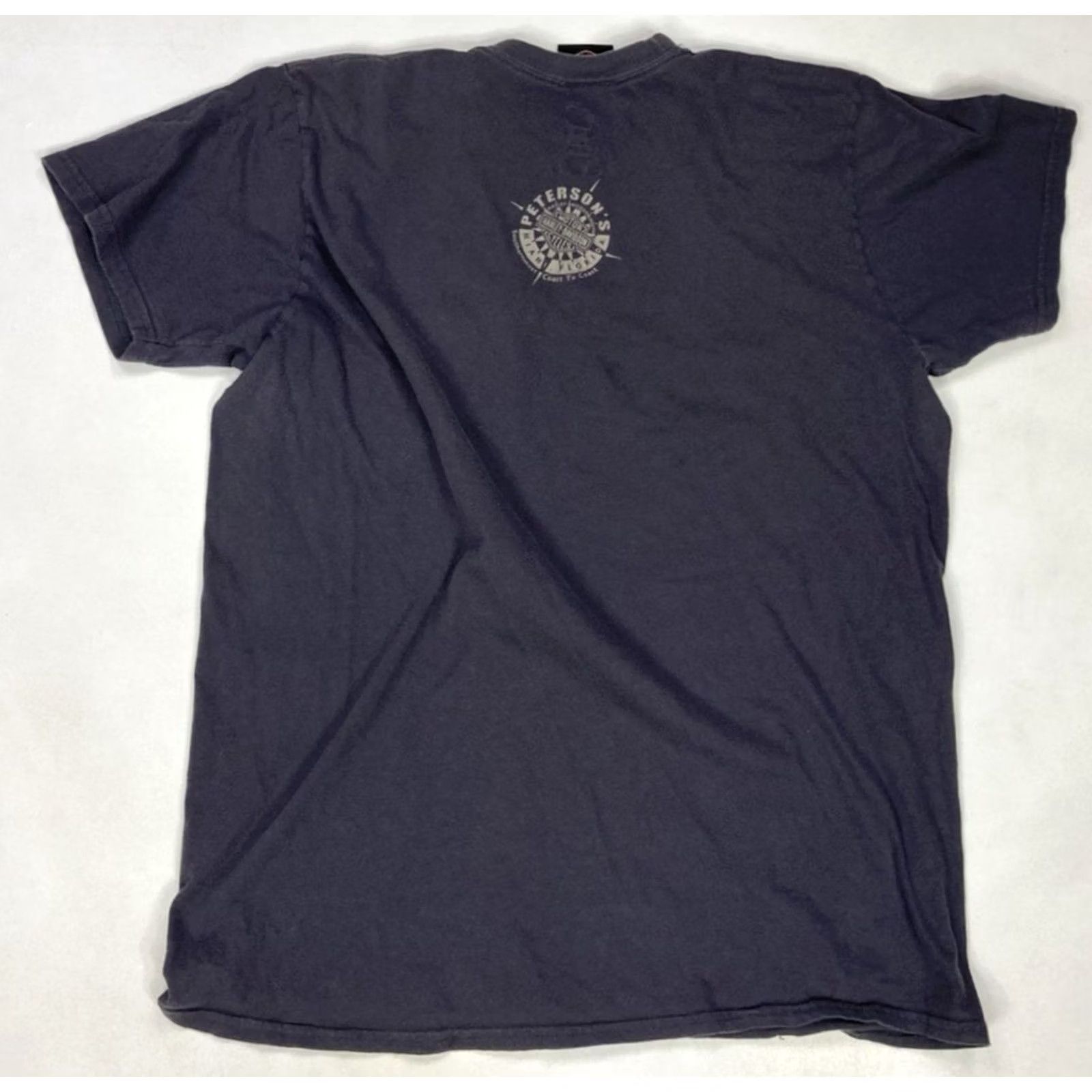 Harley Davidson VINTAGE Harley-Davidson Miami Florida Graphic Pocket T-shirt Men Large Gray Calcified? Size US L / EU 52-54 / 3 - 3 Thumbnail