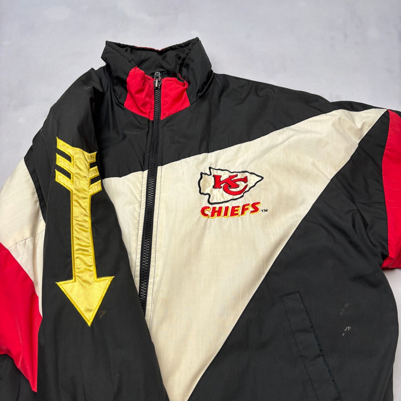 NFL × Pro Player × Vintage Vintage 90s Pro Player Kansas City Chiefs Jacket Mens XL NFL Size US XL / EU 56 / 4 - 2 Thumbnail