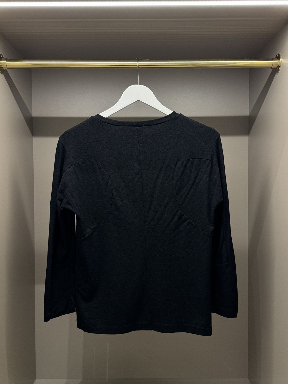 Prada sport red tab longsleeve shirt