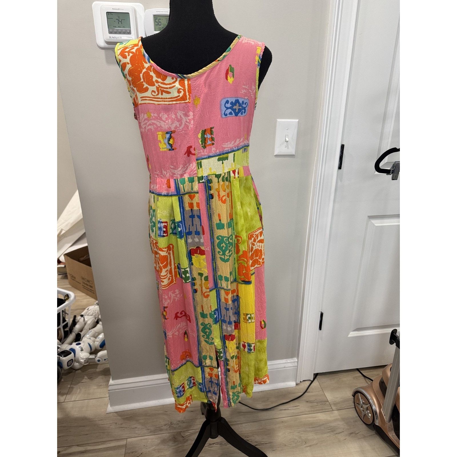 Jams World Vintage Twee Jam's World Floral Print Maxi Dress Small Size S / US 4 / IT 40 - 5 Thumbnail
