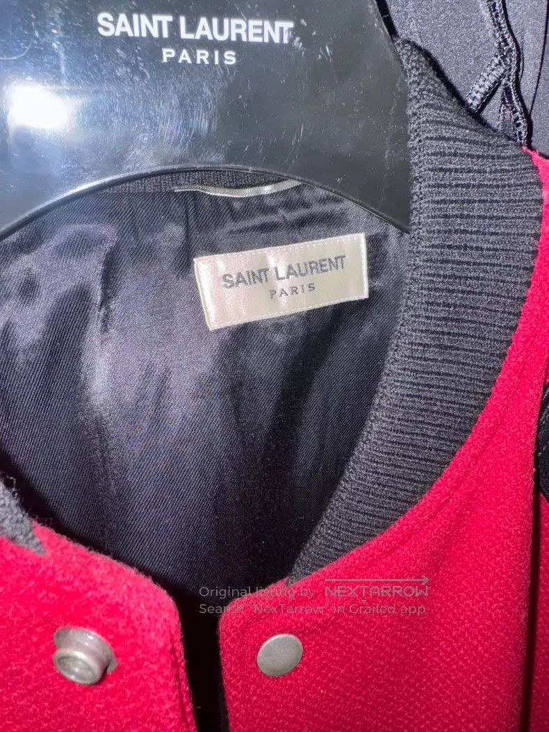 Saint Laurent Paris Saint Laurent Paris Jacket, Black and Red Plaid Size US M / EU 48-50 / 2 - 3 Thumbnail