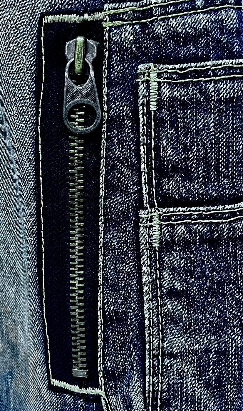 Japan Blue 🔥RARE🇯🇵MADE IN JAPAN BLUEWAY Punk Distressed Denim Cargo Size US 30 / EU 46 - 13 Thumbnail