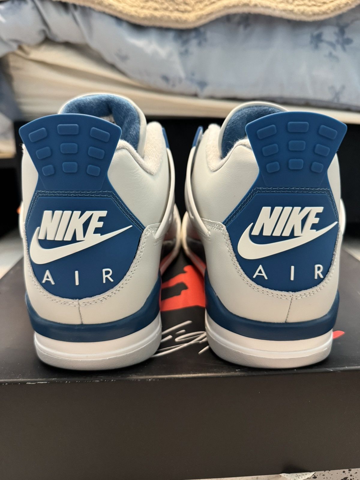 Jordan Brand Air Jordan 4 Military Blue 2024 DS Size 12 OG All Size US 12 / EU 45 - 6 Thumbnail