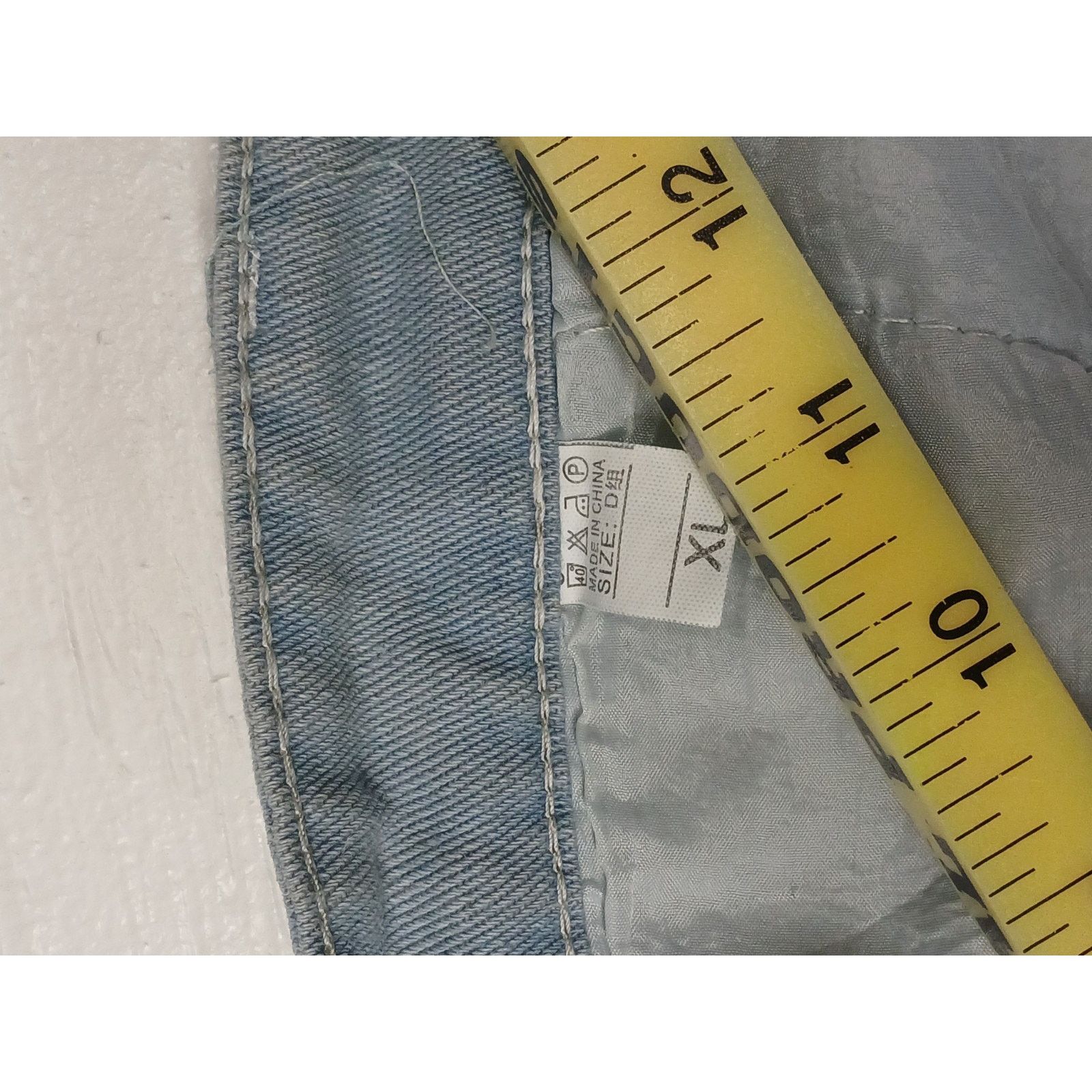Other Unbranded (XL) Comfort Stretch Women's Light Denim Pants Size 32" / US 10 / IT 46 - 7 Thumbnail
