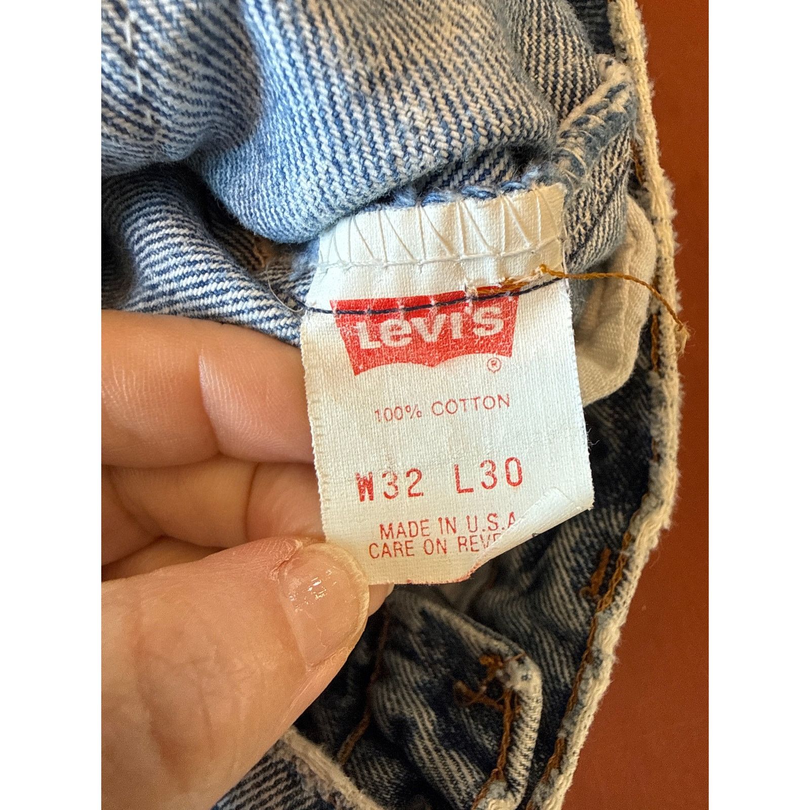 Levi's Vintage Levi’s Acid Wash 80's Blue Jeans 32x30 Made in USA Size US 32 / EU 48 - 15 Thumbnail