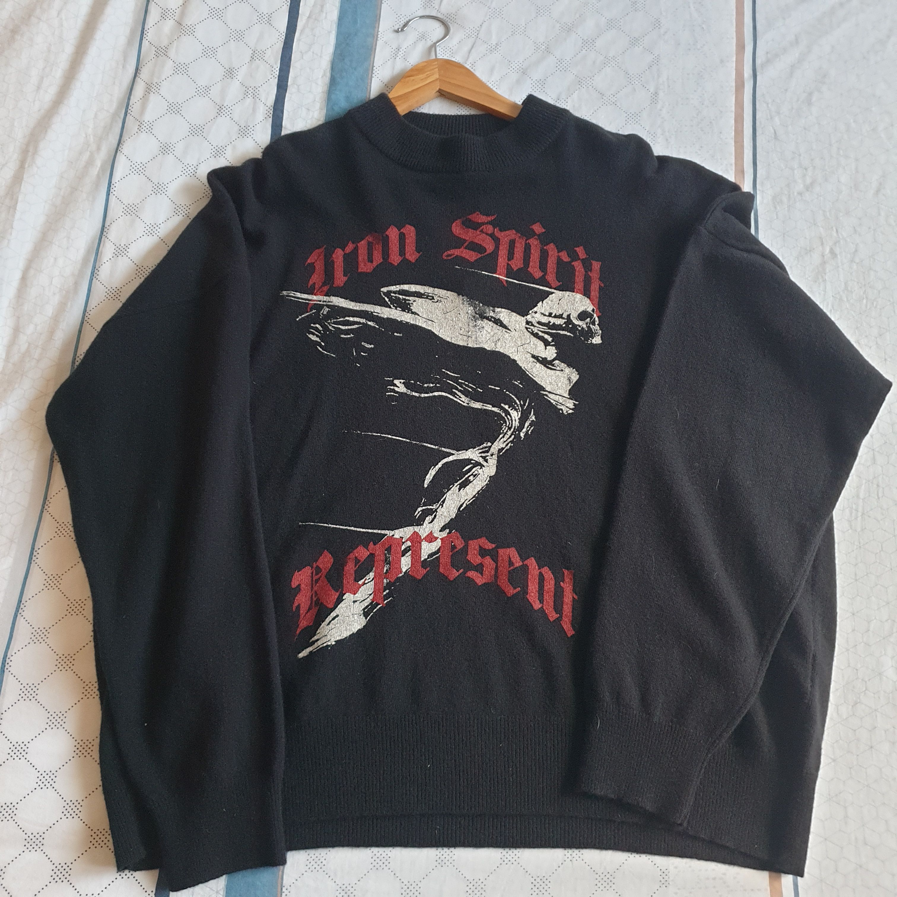 Represent Clo. Represent Clo - Iron Spirit Knit Sweater - Size M Size US M / EU 48-50 / 2 - 1 Thumbnail