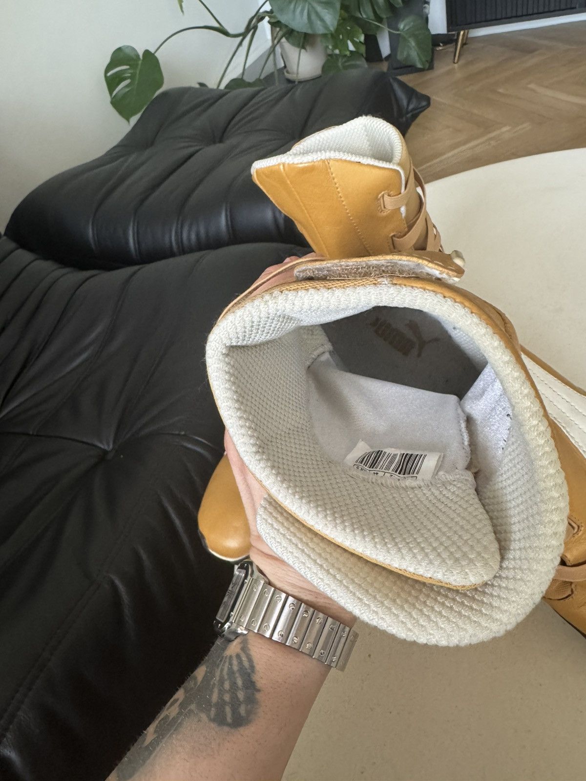 Puma Vintage Y2k Puma Leather High Boots Avant Garde Wrestling Size US 10.5 / EU 43-44 - 7 Thumbnail