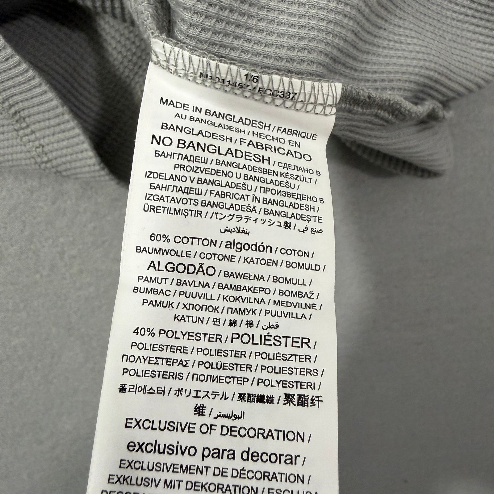 CSA CSA Detroit Lions Hooded Shirt Men's Medium Gray Blue Size US M / EU 48-50 / 2 - 5 Thumbnail