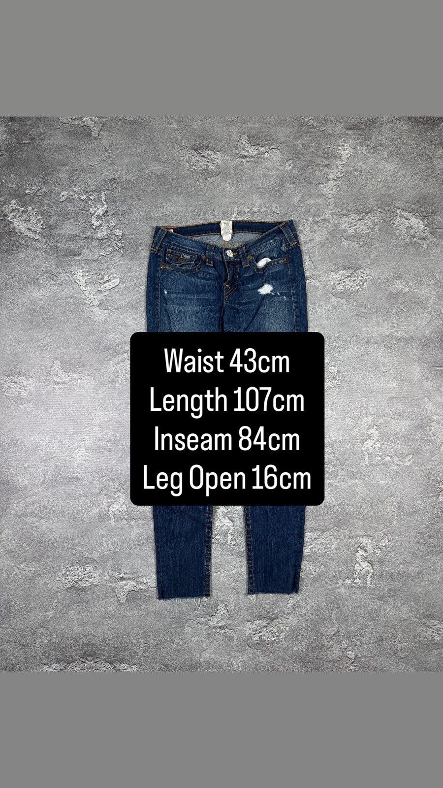 True Religion True Religion Denim Jeans Faded Size 31 Streetwear Size US 31 - 2 Thumbnail