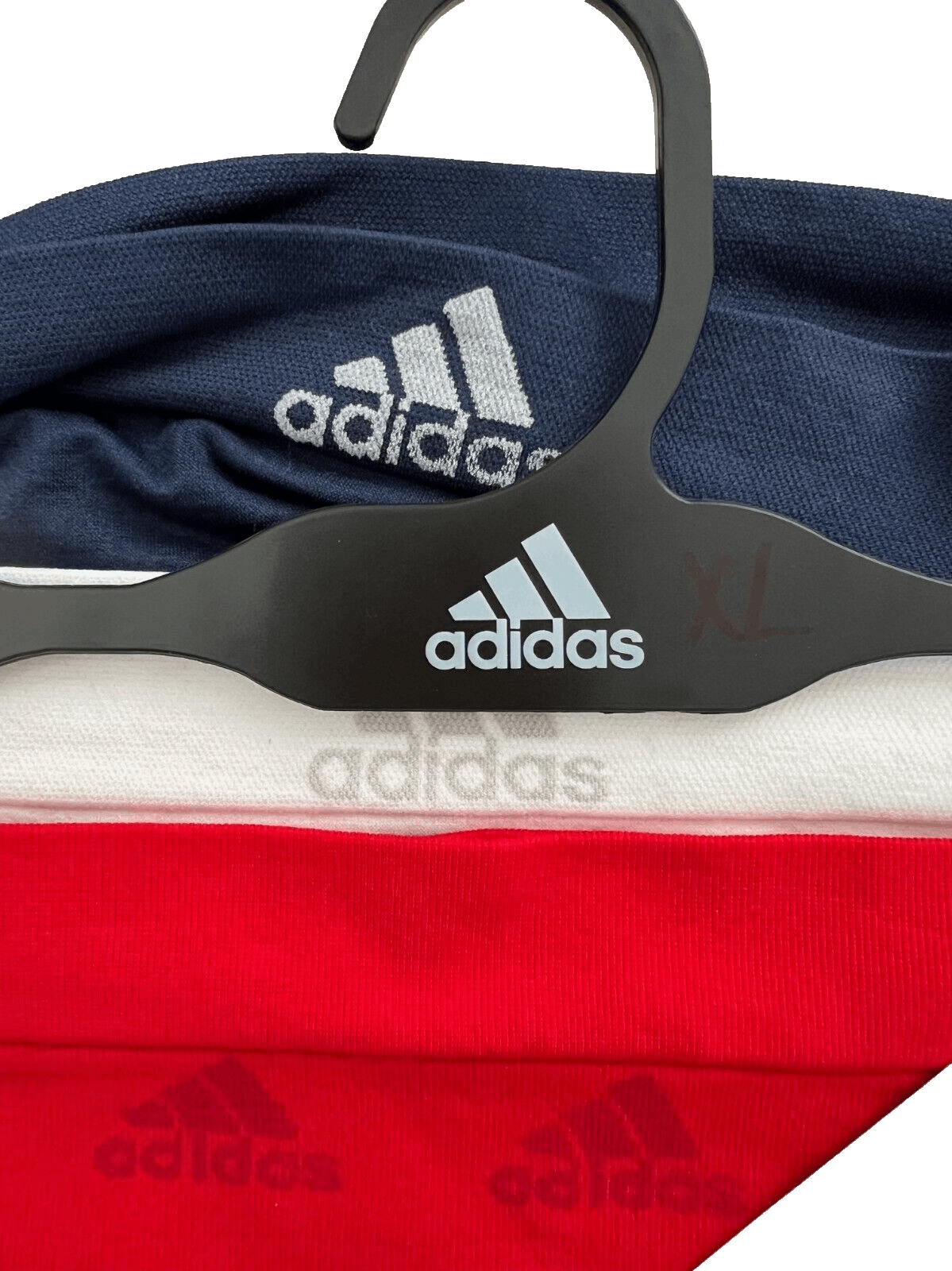 Adidas Adidas 3-Pack Underwear Bikini Briefs Red/White/Navy ( XL ) Size ONE SIZE - 4 Thumbnail