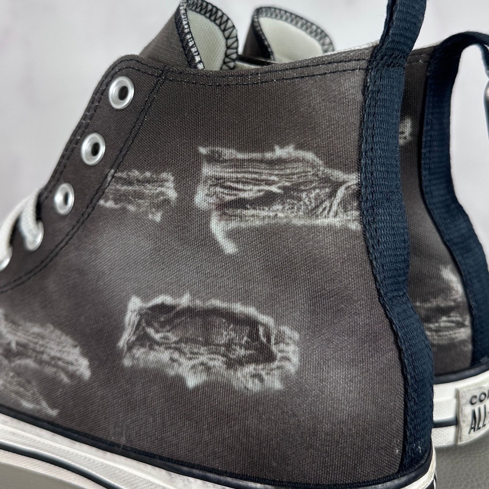 Converse Charli XCX Party Girl Distressed Chuck Taylor Grey Size US 10 / EU 43 - 3 Thumbnail