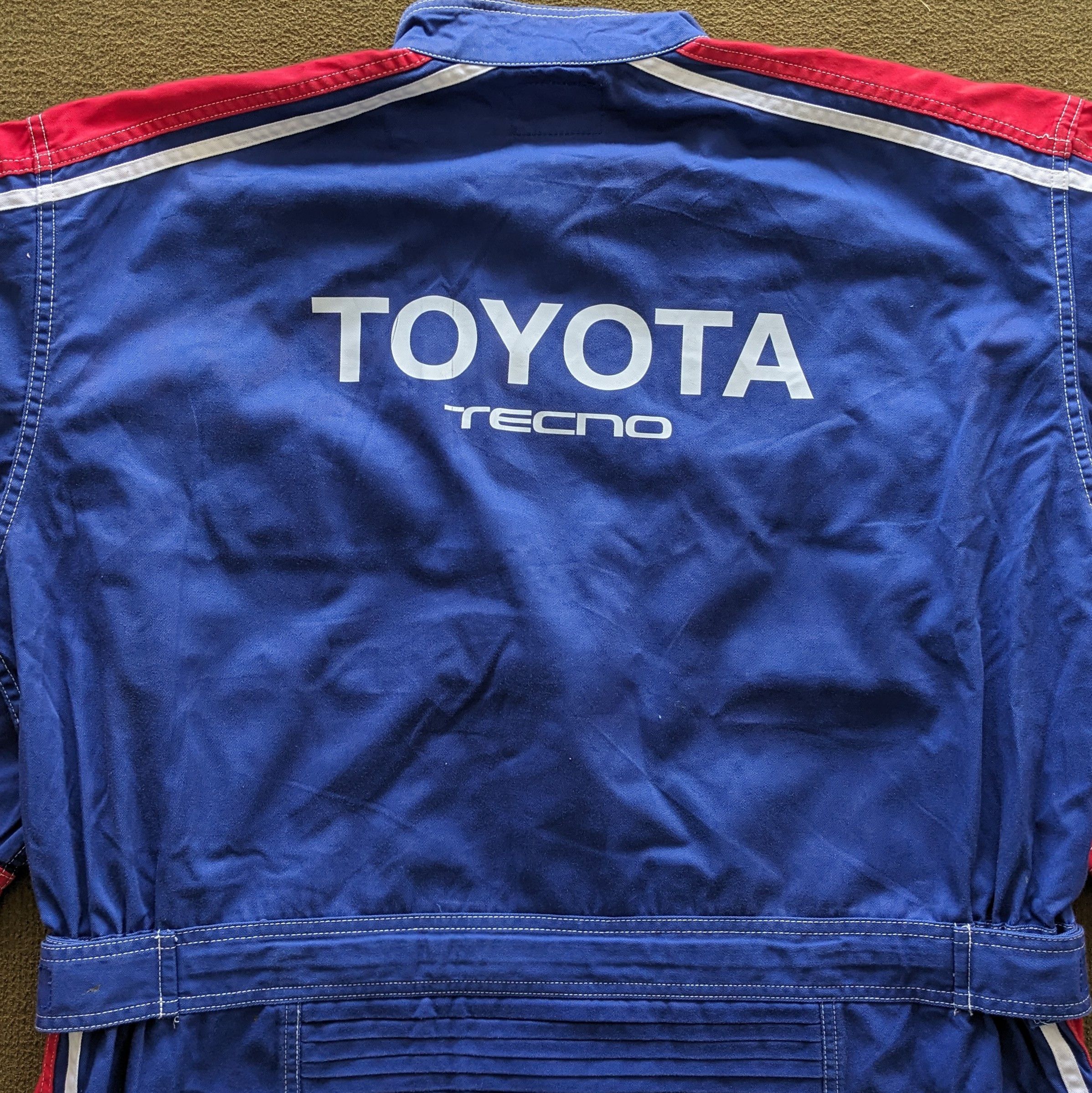 Vintage Vintage TOYOTA Tecno Racing Coverall Workwear Jacket Size US XXL / EU 58 / 5 - 2 Thumbnail